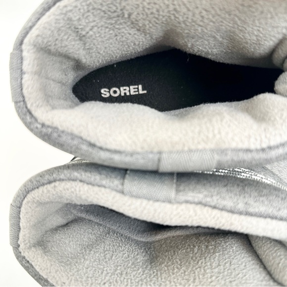 SOREL Whitney Short Puffer Ankle Boot Quilted Waterproof Women’s 8 Color Quarry - Picture 5 of 10